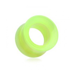 Tunnel acrylique simple courbe fluorescent vert-pomme (ACRY123)