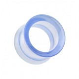 Tunnel acrylique simple courbe fluorescent bleu-clair (ACRY123)
