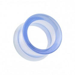 Tunnel acrylique simple courbe fluorescent bleu-clair (ACRY123)