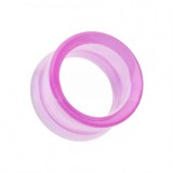 Tunnel acrylique simple courbe fluorescent lilas (ACRY123)