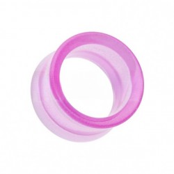 Tunnel acrylique simple courbe fluorescent lilas (ACRY123)