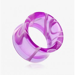 Tunnel courbe acrylique marbre lilas (ACRY07)