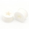 Tunnel silicone flexible étoile blanche (ACRY66)