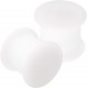 Plug silicone courbe blanc (ACRY124)