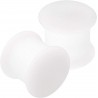 Plug silicone courbe blanc (ACRY124)