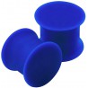 Plug silicone courbe bleu (ACRY124)