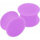Plug silicone courbe lilas (ACRY124)