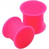 Plug silicone courbe rose (ACRY124)