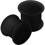 Plug silicone courbe noir (ACRY124)