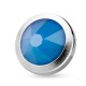 Embout microdermal strass plat bleu opalite