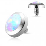 Embout microdermal plat opale aurora