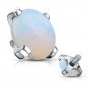 Embout microdermal boule plate opalite