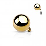 Embout microdermal boule jaune