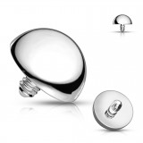 Embout microdermal dôme gris