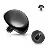 Embout microdermal dôme noir