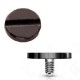Embout microdermal vis plate noire