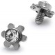 Embout microdermal fleur strass transparent