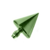 Embout microdermal pointe anodisé vert-pomme