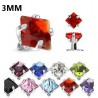 Embout microdermal cristal carré 3MM