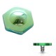 Embout microdermal anodisé titane hexagone vert pomme