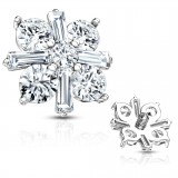 Embout microdermal flocon de neige gris B (D12)