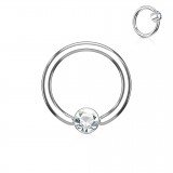 Piercing micro-bcr 83 - Strass plat transparent