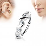 Piercing micro-bcr 165 - Gris 0,8 ou 1mm ligne vrillée