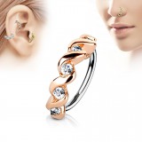 Piercing micro-bcr 165 - Rose 0,8 ou 1mm ligne vrillée