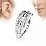 Piercing micro-bcr 193 - Gris 0,8 ou 1mm plume simple