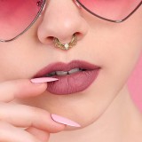 Piercing micro-bcr 155 - Jaune vintage opale aurora