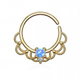 Piercing micro-bcr 155 - Jaune vintage opale bleue