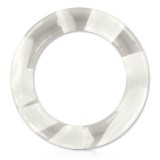 Anneau brisé acrylique style marbre transparent 3 à 6mm