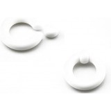 Piercing anneau UV acrylique blanc 03 à 06mm