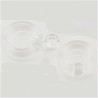 Piercing anneau UV acrylique transparent 03 à 06mm