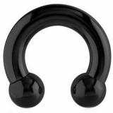 Piercing fer à cheval boules acrylique UV unicolore 03 à 08mm