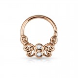 Piercing micro-bcr 57 - Rose papillon