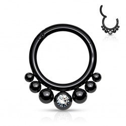 Piercing micro-bcr 78 - Noir sept billes