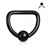 Piercing micro-bcr 82 - Demi-cercle noir