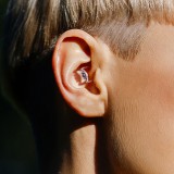 Piercing micro-bcr 183 - Noir lune et strass