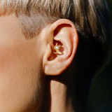 Piercing micro-bcr 184 - Jaune soleil opalite