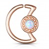 Piercing micro-bcr 184 - Rose soleil opalite