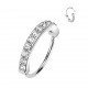 Piercing micro-bcr 210 - Gris ligne de strass