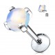 Piercing micro-labret 117 - Pierre opalescente