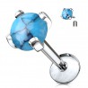 Piercing micro-labret 117 - Turquoise
