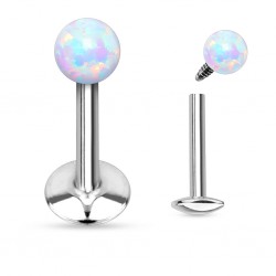 Piercing micro-labret 93 - Opale aurora