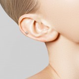 Piercing micro-labret 24 - Pétales jaunes