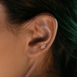 Piercing micro-labret 136 - Feuille jaune