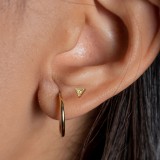 Piercing micro-labret 143 - Triangle deluxe jaune