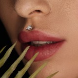 Piercing micro-labret 145 - Fleur deluxe jaune