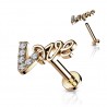 Piercing micro-labret 149 - Love rose
